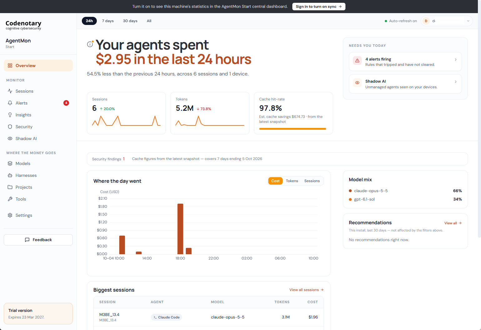 AgentMon Start Overview