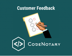 Customer Feedback - Codenotary