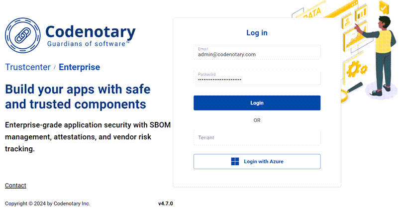 login-tcent